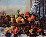 Gustave Courbet Still Life Fruit painting